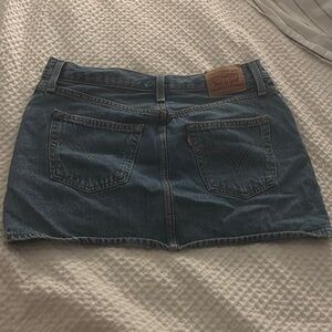 Levi's Classic Blue Mini Skirt